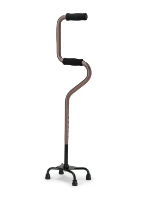Canne de marche aluminium 4 pieds ergonomique senior - Vue 1 - Canne de marche