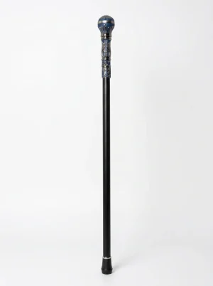 Canne de marche métal sculpté élégante prestige homme - Vue 1 - Canne de marche